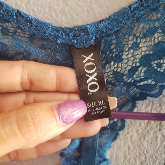 Blue Lace Bralette - Picture 3 of 3